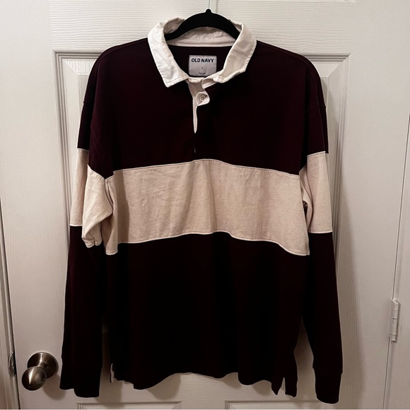 Modern Old Navy Rugby Shirt - Picture 1 of 6